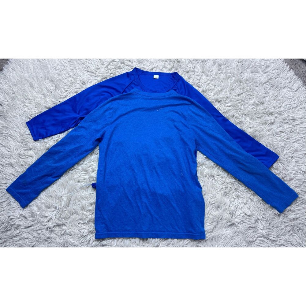 4 piece boys Blue Long-sleeve bundle size Large 16 by Nike, Under Armour & JR Te - Picture 13 of 14